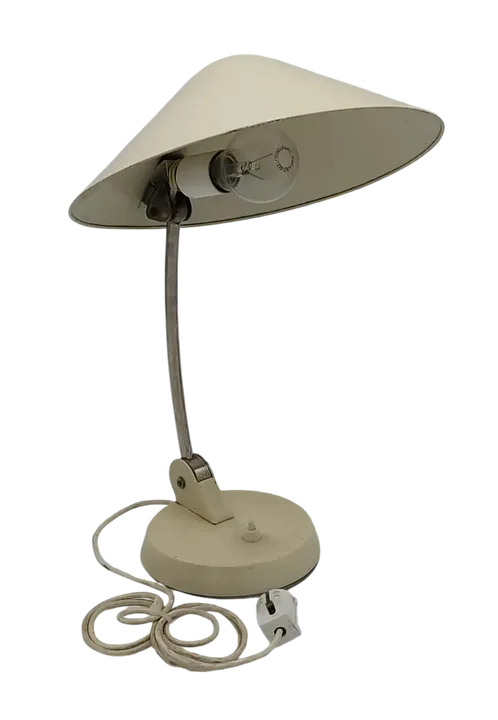 Vintage Tischlampe, creme - Höhe ca. 45 cm  - Bild 2