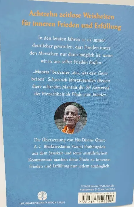 Śrī Īśopaniṣad - Abhay C. Bhaktivedanta Swami Prabhupada - Bild 2