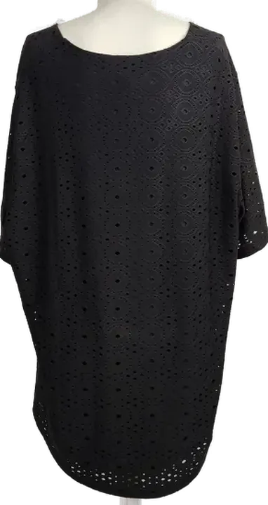 Ulla Popken Damen Bluse  schwarz - 50/52 - Bild 2