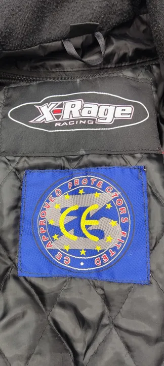 X-RAGE Herren Motorradjacke schwarz Gr. S - Bild 2