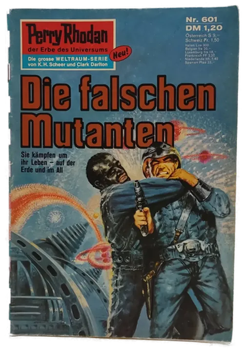 Romanheft Perry Rhodan Die falschen Mutanten Erstauflage Nr.601 - Bild 2