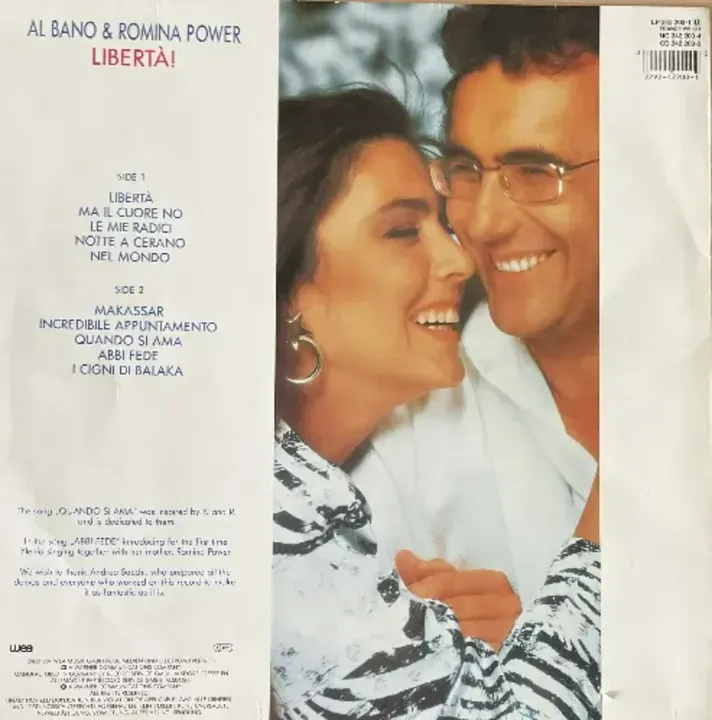 LP Schallplatte - Al Bano & Romina Power - LIBERTA - Bild 2