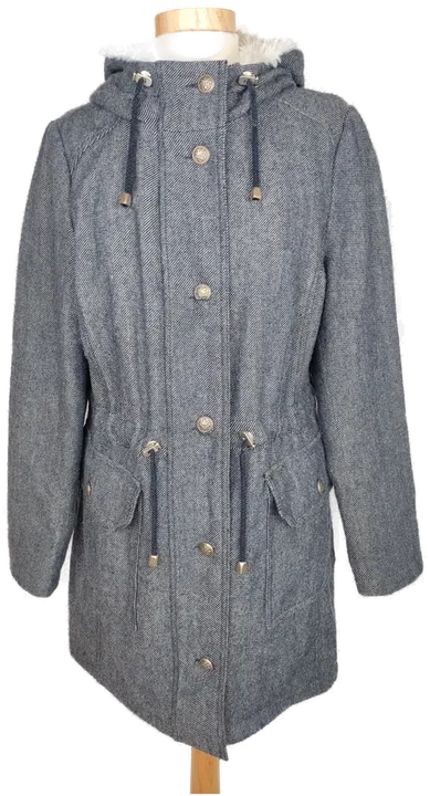 comma, Damen Kapuzenjacke grau/blau - L/40 - Bild 1