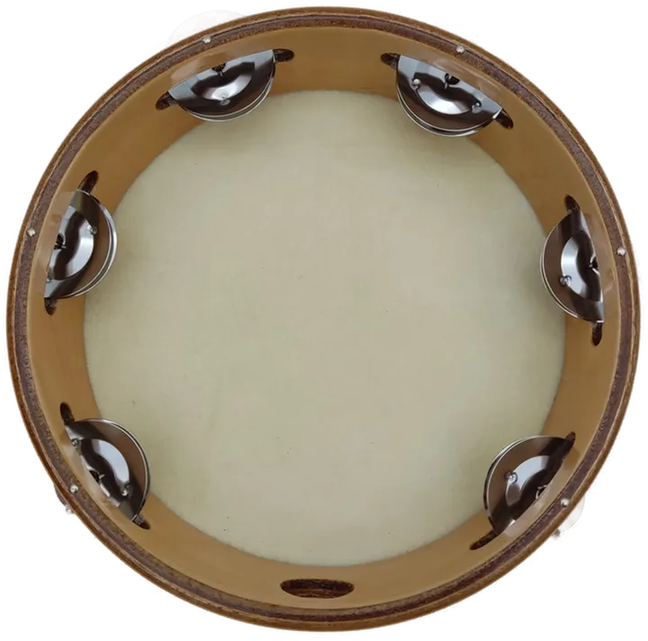 Gewa Tambourin Traditionell mit Schellen 8