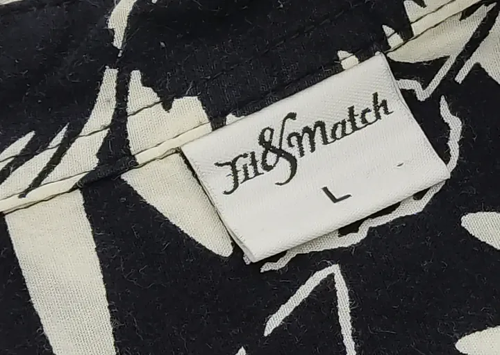 Fit&Match Damen Bluse mit floralem Muster - L  - Bild 3