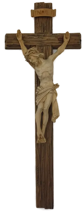 Großes Holzkreuz Kruzifix - Bild 3