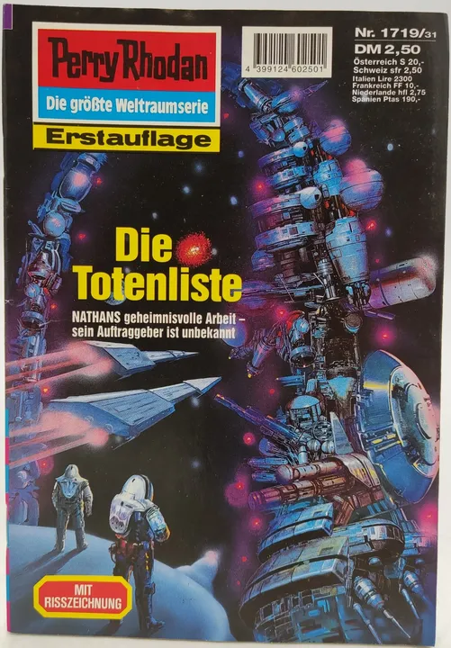 Romanheft Perry Rhodan Die Totenliste Erstauflage Nr.1719 - Bild 1