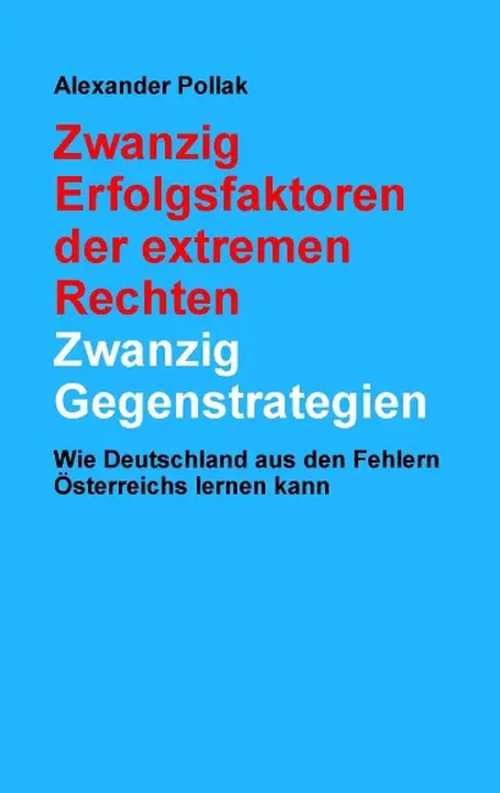 Zwanzig Erfolgsfaktoren der extremen Rechten: Zwanzig Gegenstrategien - Alexander Pollak - Bild 1