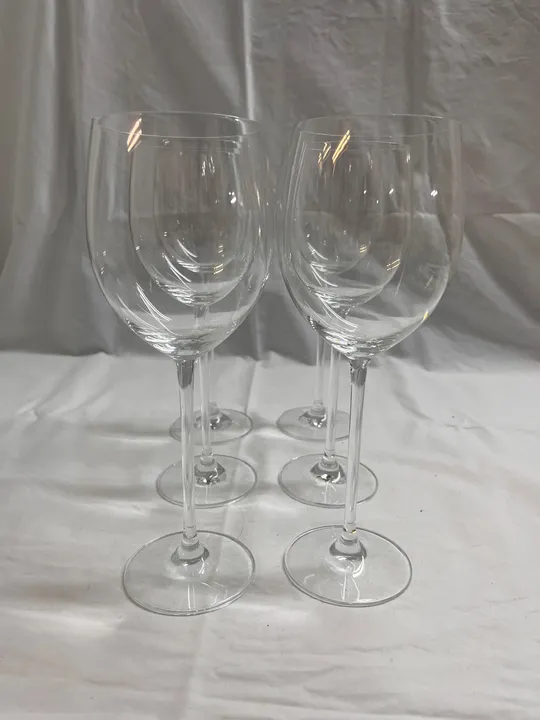 Set mit 6 hochwertigen Rotweingläsern aus Glas - Bild 4