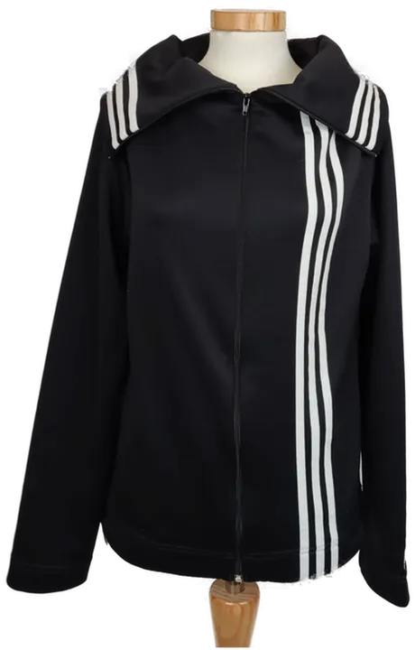 Adidas Damen Trainingsjacke schwarz Gr. 42 - Bild 1