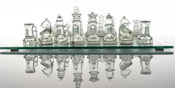 Schach & Dame aus Glas - Bild 6