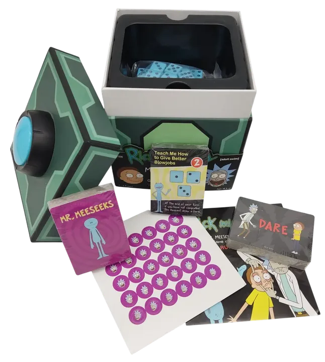 Rick and Morty - Mr. Meeseeks Box o Fun - Game of Dice & Dares - adult swim  - Bild 2