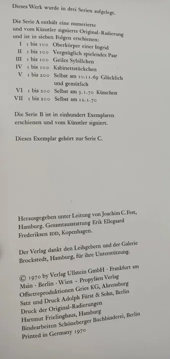 Horst Janssen. Zeichnungen (mit einem Autobiographischen Text) - Bild 3