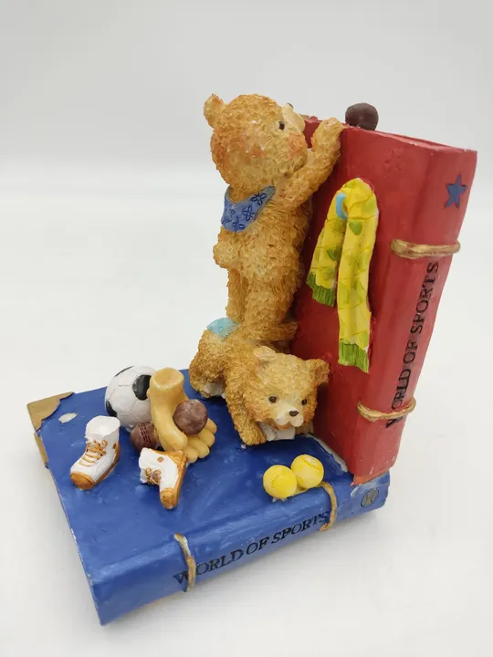 Vintage Büchstützen mit Teddybären  - Bild 6