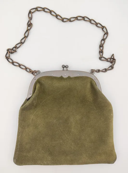 Damen Trachtentasche grün aus Leder - Bild 2