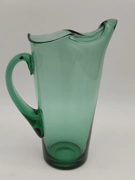 Vintage-Wasserkrug / Limonadenkrug mit Rührstab - grün  - Bild 5
