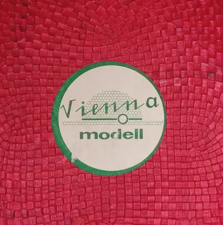 Vienna Modell Damen Sommerhut rot mit Blümchen - S - Bild 3