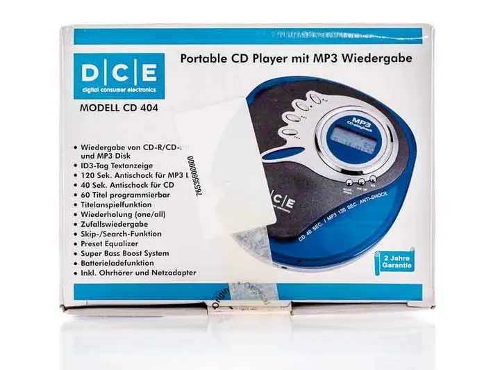 Portable CD Player mit MP3 Wiedergabe DCE - Bild 4