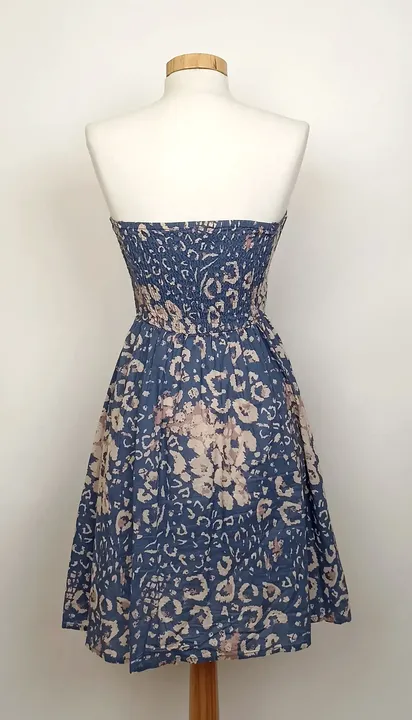 Look Midi Kleid blau gemustert Gr. 36 - Bild 2