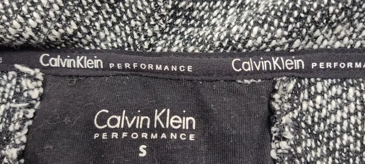 Calvin Klein Damen Pullover schwarz/weiß mele Gr. S - Bild 2