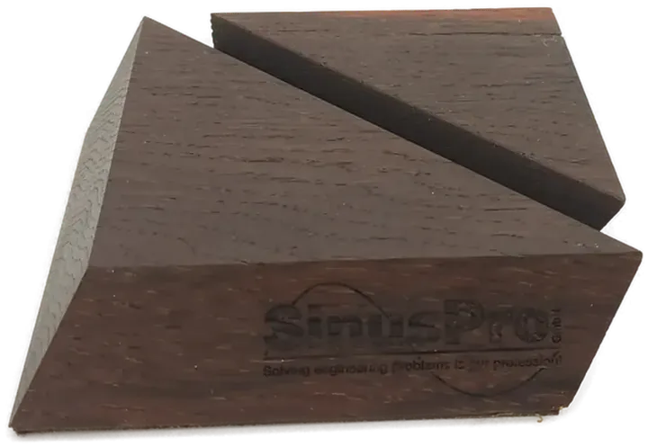 Sinus Pro Handyhalterung aus Holz dunkelbraun  - Bild 1