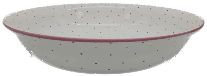 Gmundner Keramik Schale rosa Tupfen, Durchmesser: 32 cm - Bild 1