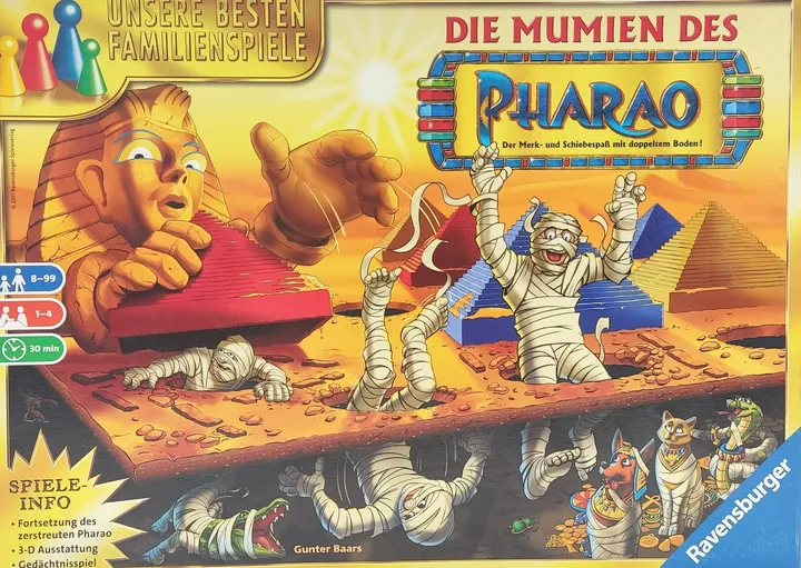 Die Mumien des Pharao - Gesellschaftsspiel, Ravensburger  - Bild 4