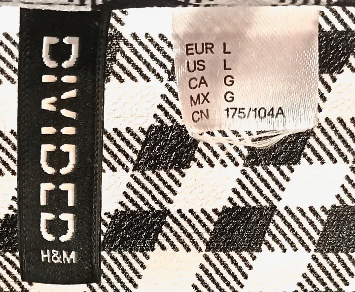 H&M Divided Midikleid kariert Gr. L - Bild 4