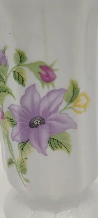 Porzellan - Vase mit Blumendekor - Bild 6