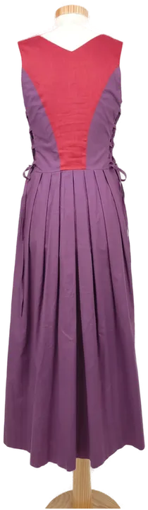 Gallit Fashion Damen Trachten Kleid, rot/violett - Gr. M - Bild 3