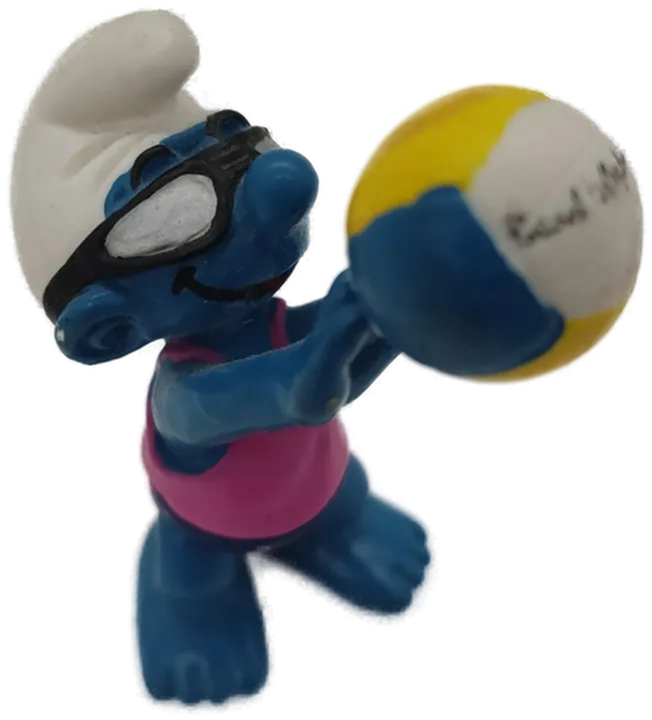 SCHLEICH Beach Volleyball Schlumpf 2000 Sammelfigur  - Bild 2