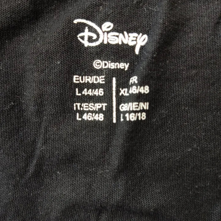 Disney Damen Langarm - Longshirt schwarz mit Aufdruck - Gr. 44/46 - Bild 4