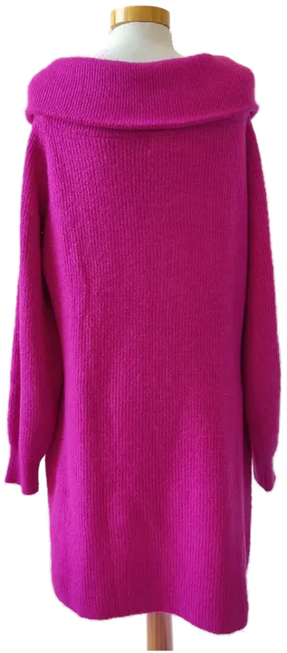 Damen Longpullover/Strickkleid pink - Gr. XL - Bild 3