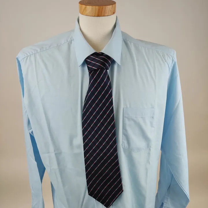 CASANOVA Krawatte blau - Bild 4
