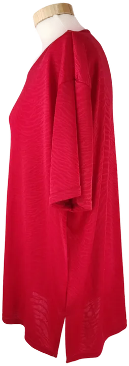 T-Shirt kurzarm mit Rundhalsausschnit, rot, Größe XXL - Bild 2