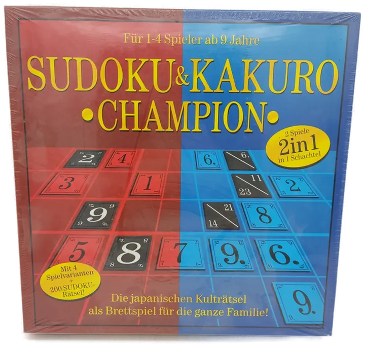 Sudoku & Kakuro Champion Brettspiel - Bild 1