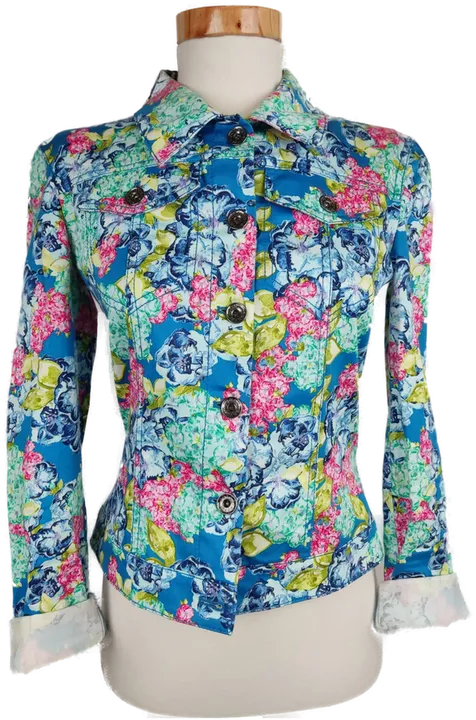 Jones Jeansjacke Blumen – Gr. XS - Bild 4