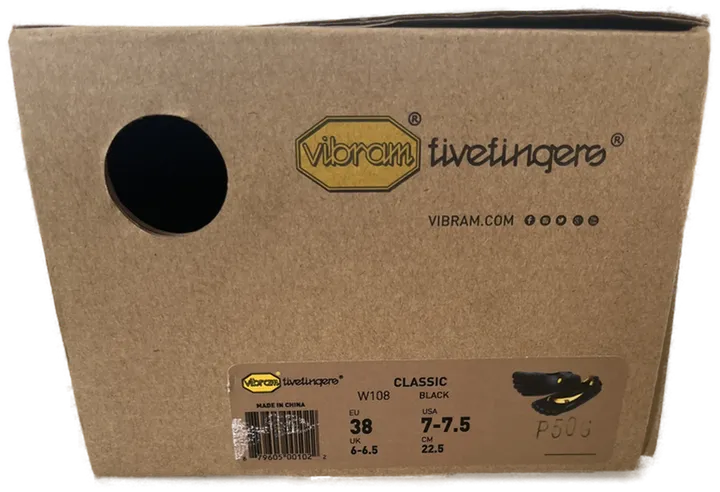 Vibram Fivefingers Schuhe Classic W108 Black - Bild 4