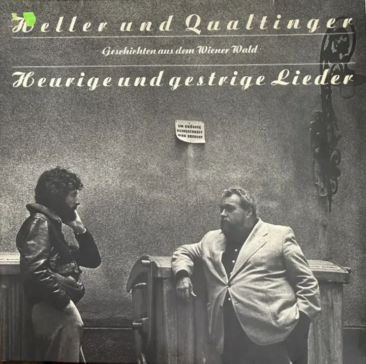 Schallplatte Heller und Qualtinger – Heurige und gestrige Lieder - Geschichten aus dem Wienerwald INT 160.123 - Bild 2