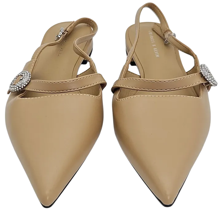 CHARLES & KEITH Damen Sling Pumps, beige - EU 37 - Bild 3