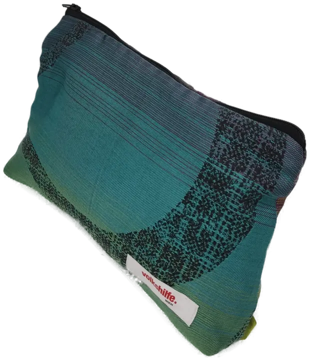 Stofftasche mit Zipp mehrfarbig - Bild 2