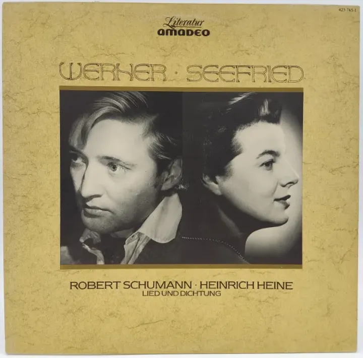 Vinyl LP - Oskar Werner, Irmgard Seefried - Lied und Dichtung  - Bild 1