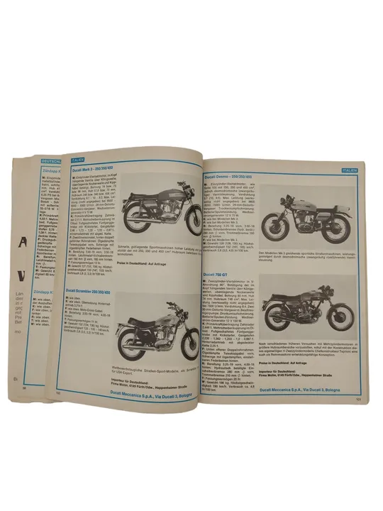 Siegfried Rauch (Chefredakteur) - Motorrad-Katalog 1975 - Serienmaschinen, Rennmaschinen Mopeds und Mofas mit Farbe - Bild 2