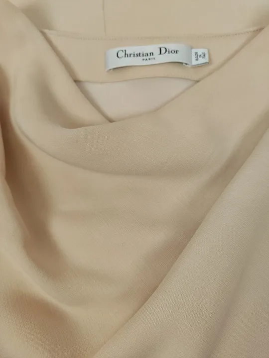 Christian Dior Damen Kleid beige Gr. 40 - Bild 3