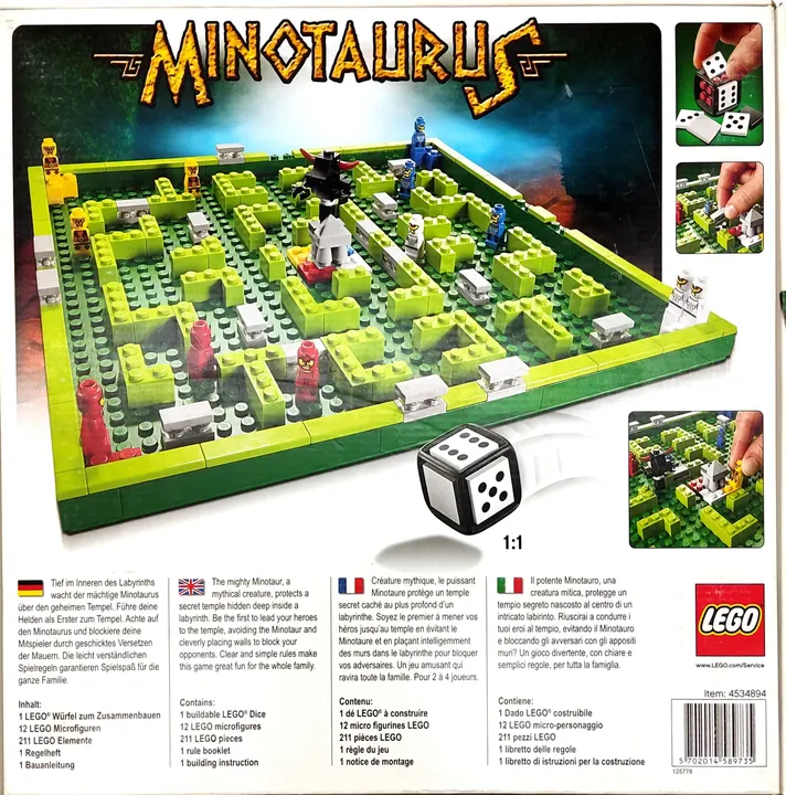 LEGO - Minotaurus Spiel - Würfelspiel - Bild 2