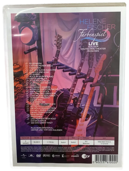 Helene Fischer - Farbenspiel Live Konzert - DVD - Bild 2