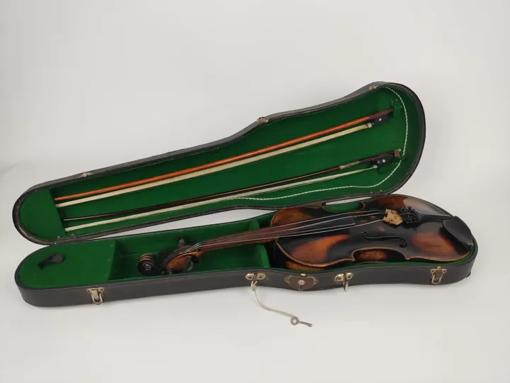 Vintage-Violine 1930er-1940er Jahre / deutsche Geige mit österreichischem Bogen - Bild 21