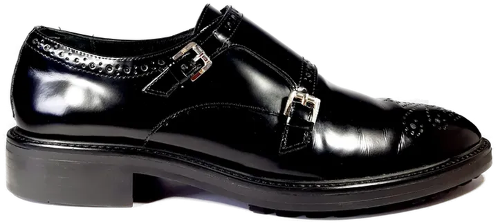 Massimo Dutti Herren Monk-Schuhe Leder - Gr. 41 - Bild 1
