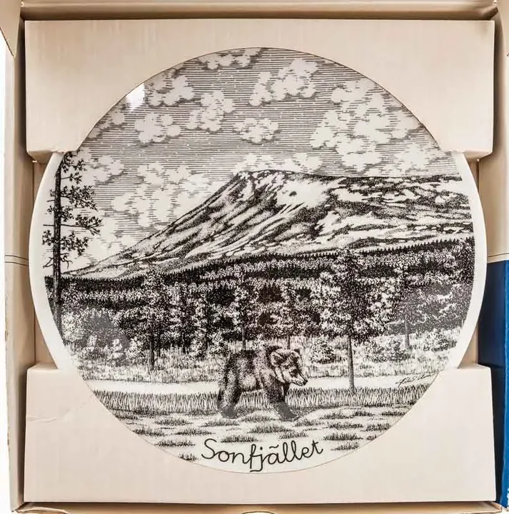 Gustavsberg Plate von 1985, Wandteller - Bild 1