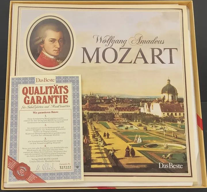 Vinyl 4 Stück Schallplatten Wolfgang Amadeus Mozart  von Das Beste Verlag - Bild 3